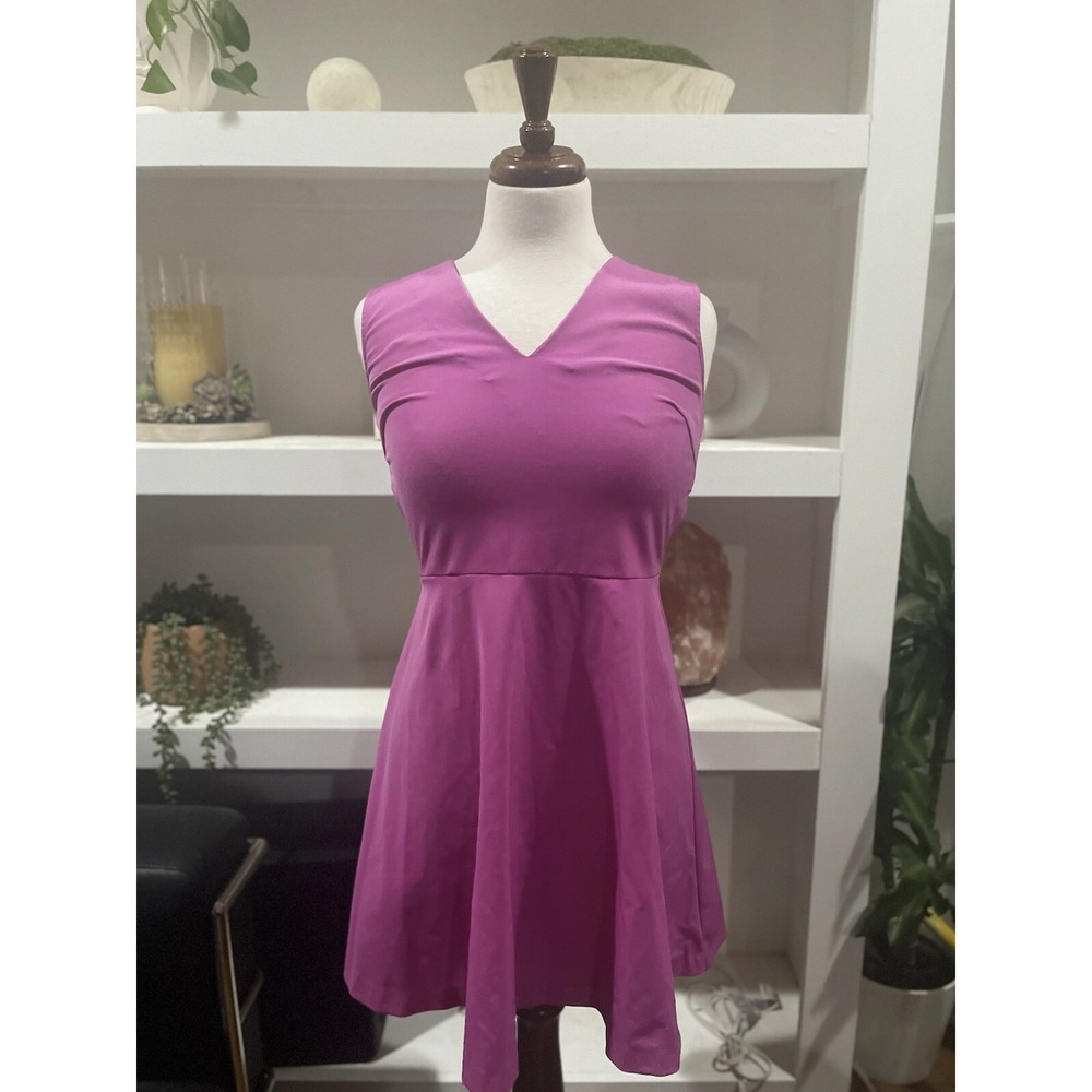 Felicity & Coco Cocktail Dress Women sz M Pink Sleeveless